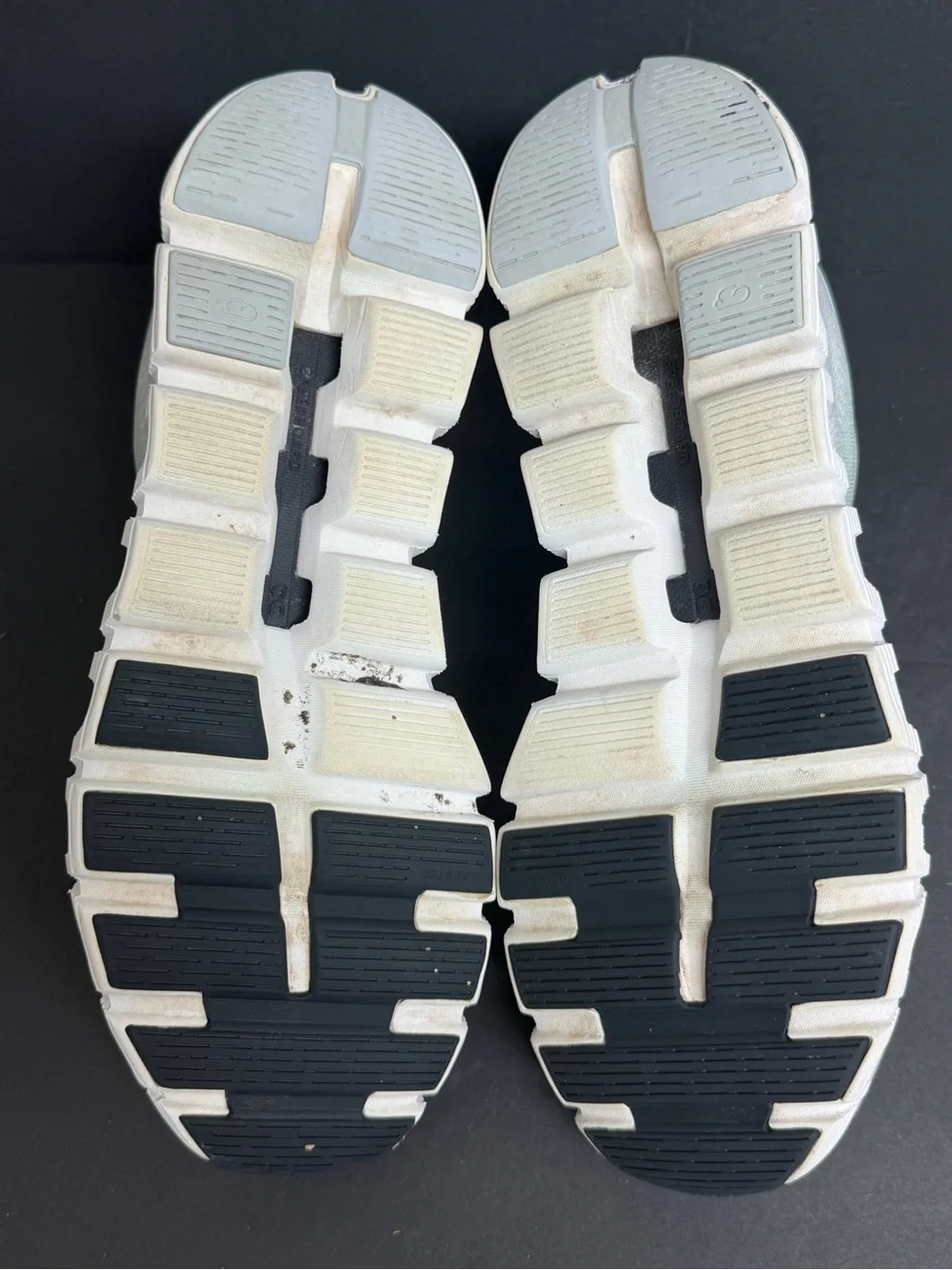 On Cloud 6 Push Horizon Honeydew White Blue Green 3MF10053001 Sneaker Men's SZ 9